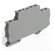 LD563-1-40 Торцевая заглушка для ЗНИ LD555 4 мм²  (JXB ST 4), серый STEKKER