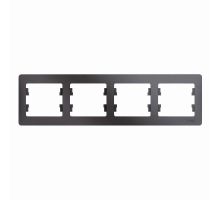 Рамка 4-постовая Systeme Electric Glossa графит GSL001304