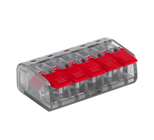 Клемма СМК 221-415 5 отверстий 0.2-4.0 мм2 (50шт.) EKF PROxima plc-smk-221-415