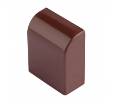 Заглушка (25х16) (4 шт) темное дерево EKF-Plast ecd-25-16x4