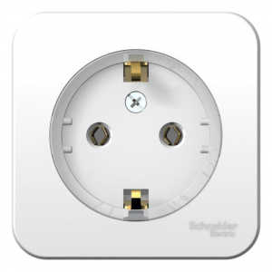 Розетка 2К+З Systeme Electric Blanca 16A 250V белая BLNRA110111