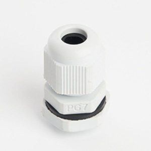 Сальник PG7 диаметр проводника 3-6,5 мм STEKKER, IP54, серый (DIY упаковка 3 шт) (без мембраны)