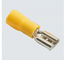 Наконечник плоский Изолированный (мама) РпИм 6-250, STEKKER, LD402-60250 (DIY упаковка 10 шт)