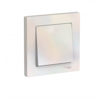 Выключатель одноклавишный Systeme Electric AtlasDesign 10A 250V жемчуг ATN000412 Выключатель одноклавишный Systeme Electric AtlasDesign 10A 250V жемчуг ATN000412