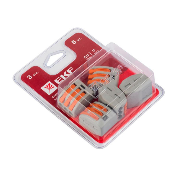 Клемма СМК 222-413 блистер (5шт) plc-smk-413b Клемма СМК 222-413 блистер (5шт) plc-smk-413b