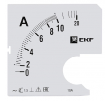 Шкала сменная для A961 10/5А-1,5 EKF PROxima s-a961-10