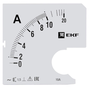 Шкала сменная для A961 10/5А-1,5 EKF PROxima s-a961-10