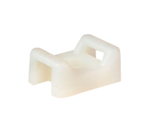 Площадка под хомуты (22x16) с монтажным отверстием М4 белая (100шт.) EKF PROxima pmo-22-16-w