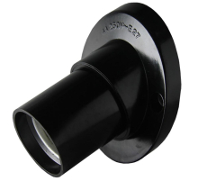 Патрон карболитовый наст. Е27 черн. наклонный без наклейки EKF PROxima LHC-E27-wi