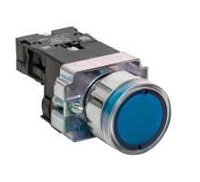 Кнопка BW61 с подстветкой 24В синяя NO EKF PROxima xb2-bw61-24