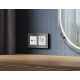 Лицевая панель розетки AMBRELLA VOLT AP1310