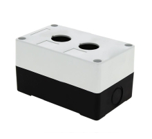 Корпус КП102 пластиковый 2 кнопки белый EKF PROxima cpb-102-w