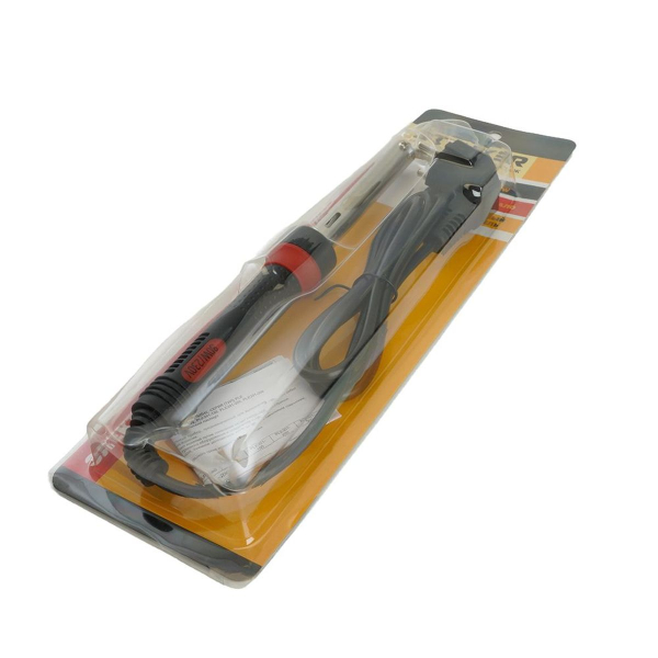 Паяльник с индикатором 80W, нихромовый нагреватель, долговечное жало, 230В Stekker PLE301-80 49810