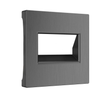 Накладка для двойной розетки Werkel Еthernet RJ-45 графит рифленый W1191104 4690389158704