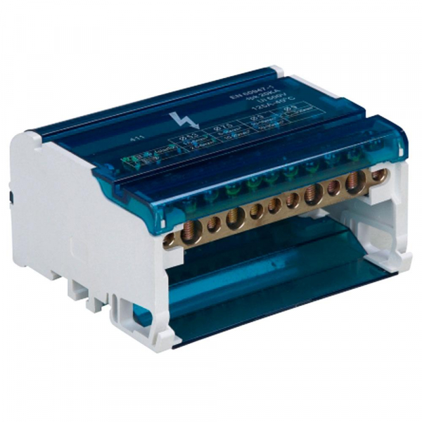 Шины на DIN-рейку в корпусе (кросс-модуль) 4х11 3L+PEN LD505-411 Шины на DIN-рейку в корпусе (кросс-модуль) 4х11 3L+PEN LD505-411