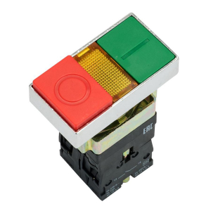 Кнопка LAY5-BW8465 'I-O' прямоугольная 230В NO+NC EKF PROxima pbn-bw8465