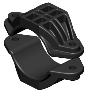 Одиночное кабельное крепление D 65-90 мм EKF scc6590