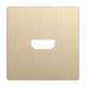 Накладка Werkel для розетки HDMI шампань рифленый WL10-HDMI-CP 4690389128332