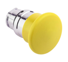 Исполнительный механизм кнопки XB4 'Грибок' желтый возвратный без фиксации без подсветки EKF PROxima XB4BC-Y