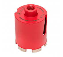 Коронка алмазная для дрелей с микроударом DCH-68MH Micro Hit Laser M16 EKF Professional dch-68-mh-m16