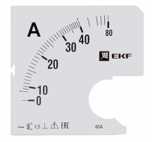 Шкала сменная для A961 40/5А-1,5 EKF PROxima s-a961-40