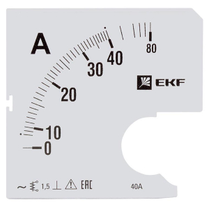 Шкала сменная для A961 40/5А-1,5 EKF PROxima s-a961-40