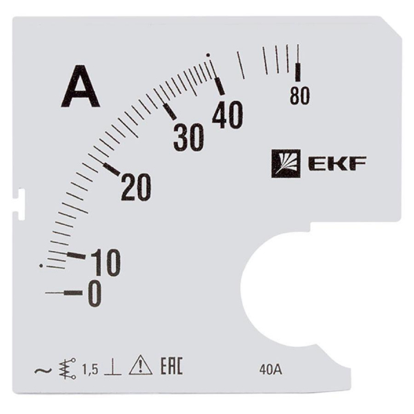 Шкала сменная для A961 40/5А-1,5 EKF PROxima s-a961-40