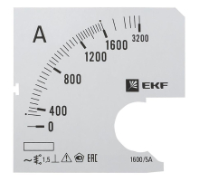 Шкала сменная для A961 1600/5А-1,5 EKF PROxima s-a961-1600