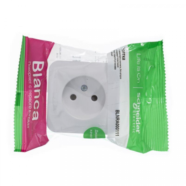 Розетка 2К Systeme Electric Blanca 16A 250V белая BLNRA000111 Розетка 2К Systeme Electric Blanca 16A 250V белая BLNRA000111