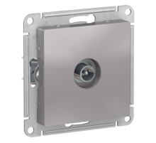 ТВ-розетка Systeme Electric AtlasDesign алюминий ATN000393