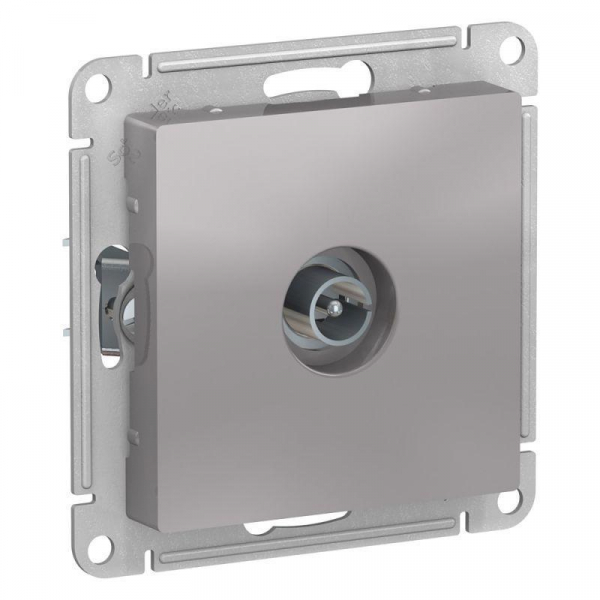 ТВ-розетка Systeme Electric AtlasDesign алюминий ATN000393