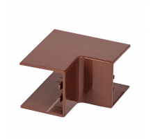 Угол внутренний (25х25) (4 шт) темное дерево EKF-Plast ibd-25-25x4