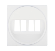 Накладка LK Studio аудио-розетки (белый) 857404-1