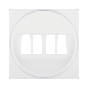 Накладка LK Studio аудио-розетки (белый) 857404-1