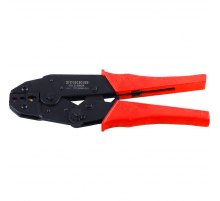 Кримпер STEKKER CTLS006-230 для обжима гильз и наконечников 0,5-6мм2, красный