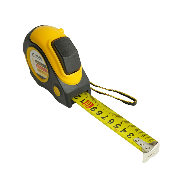 Рулетка, 7,5 м х 25 мм, прорезиненное покрытие, II класс точности, автостоп MTS-77-R 50203