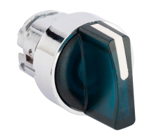 Исполнительный механизм переключателя ХB4 синий на 2 положения возвратный без фиксации, без подсветки с короткой ручкой EKF PROxima XB4BD2L-B