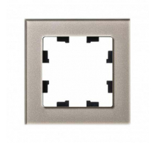 Рамка 1-постовая Systeme Electric AtlasDesign Nature шампань ATN320501