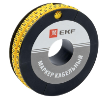 Маркер кабельный 4,0 мм2 'B' (500 шт.) (ЕС-2) EKF PROxima plc-KM-4-B