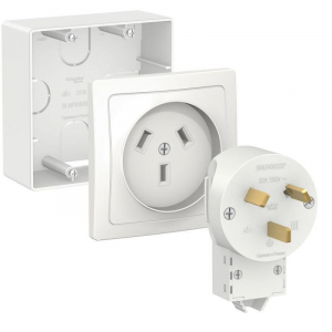 Комплект силовой 2К+З Systeme Electric Blanca 32A 250V белый BLNSK003231