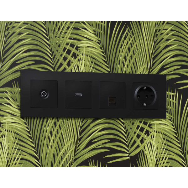 Лицевая панель розетки AMBRELLA VOLT AP8120