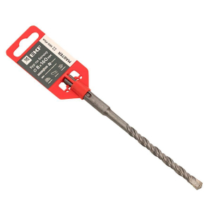 Бур по бетону SDS-plus 8х160 мм (2 резца)(4S спираль) EKF Master db-8-160-2x4