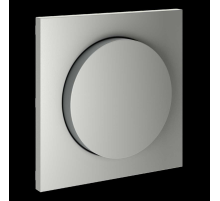 Накладка для светорегулятора поворотно-нажимного S70 (сталь) Voltum VLS002005