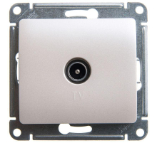 ТВ-розетка Systeme Electric Glossa перламутр GSL000693