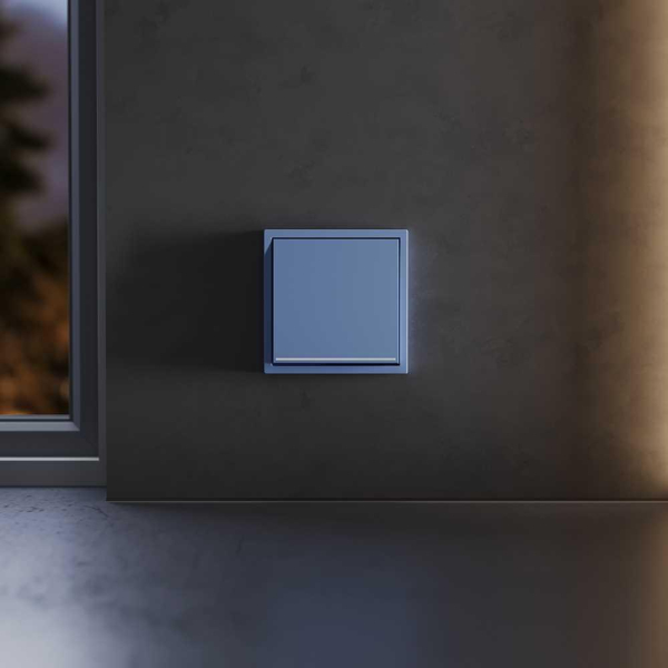 Клавиша для выключателя/переключателя одноклавишного с подсветкой, S70 (деним) Voltum VLS000215