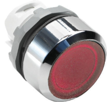 Кнопка MP1-21R красная (только корпус) с подсветкой без фиксации* 1SFA611100R2101