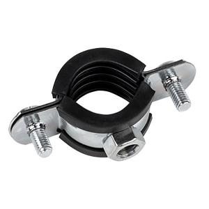 Хомут стальной 2 1/2' (75-80 мм), с уплотнителем EKF hsu1212