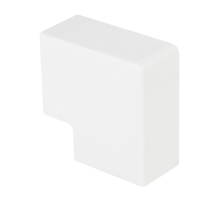 Поворот 90 гр. (40х25) (4 шт) белый EKF-Plast abw-40-25x4