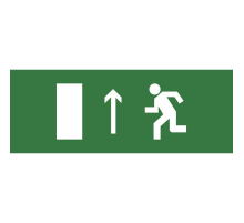 Пиктограмма 'Направление прямо' 320х120мм (для EXIT, SAFEWAY-40) EKF pkal-01-05