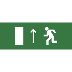 Пиктограмма 'Направление прямо' 320х120мм (для EXIT, SAFEWAY-40) EKF pkal-01-05